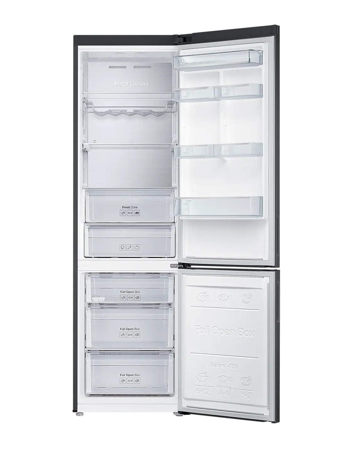 Холодильник Samsung RB 37 P5491B1/W3 с/дис черный