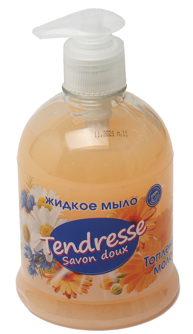 Жидкое мыло Tendresse Топленое молоко, 0.5 л