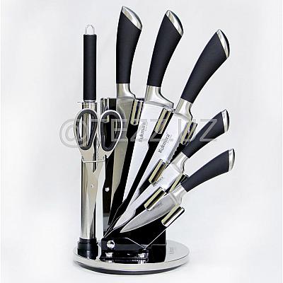 Набор кухонных инструментов  Kukmara 8 предметов, черный (kuk-10/8131ч)