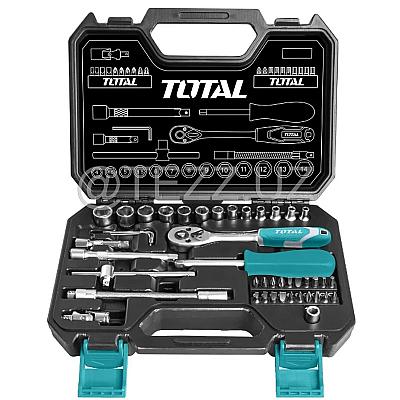 Наборы инструментов  TOTAL THT141451 ручные инструменты, 45 предметов