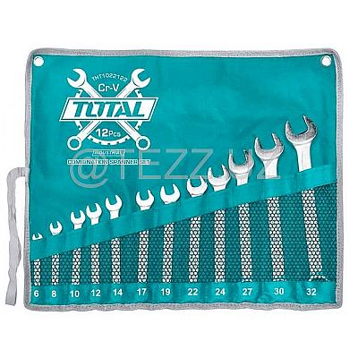 Наборы инструментов  TOTAL THT1022122 комбинированные гаечные ключи, 12 предметов