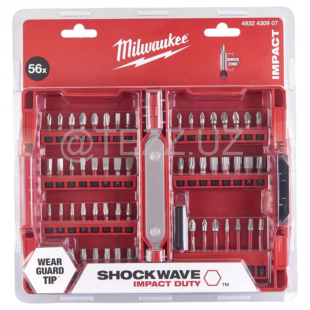 Наборы инструментов Milwaukee SHOCKWAVE биты (4932430907), 56 шт.