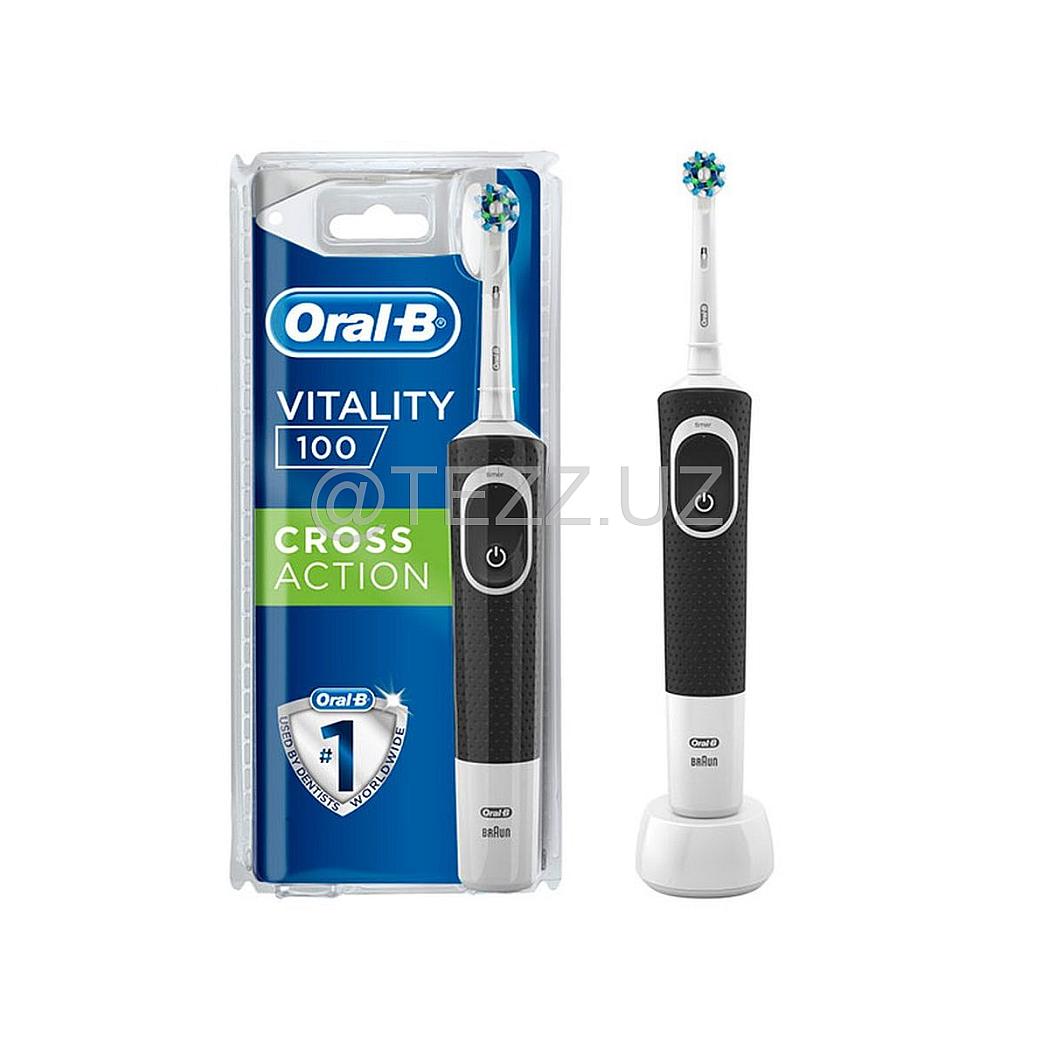 Электрические зубные щетки Braun Oral-B vitality crossaction черный (пластик)