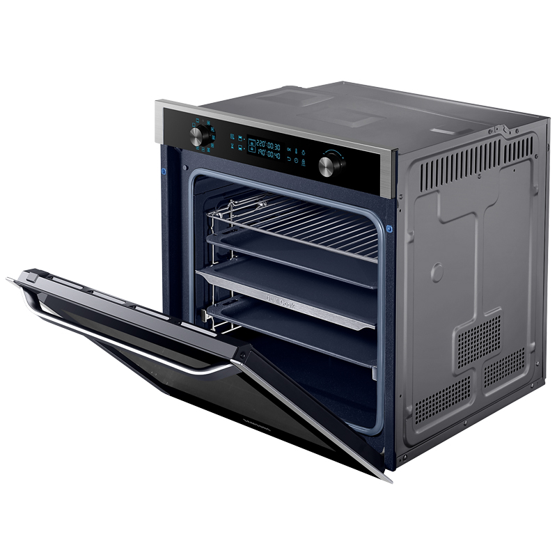 Электрический духовой шкаф Samsung NV9900 с технологией Dual Cook+, 75 л. (NV75J5540RS/WT)