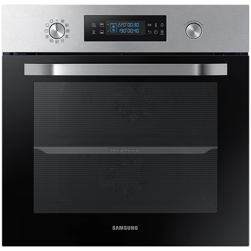 Электрический духовой шкаф Samsung New Metro c технологией Dual Cook, 68 л. (NV68R3541RS/WT)