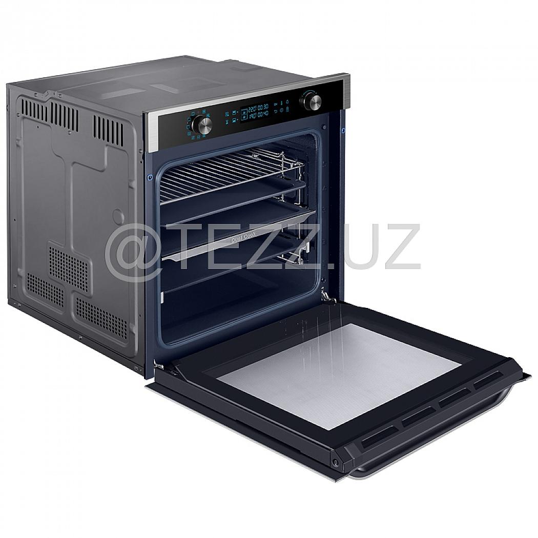 Электрический духовой шкаф Samsung NV9900 с технологией Dual Cook+, 75 л. (NV75J5540RS/WT)