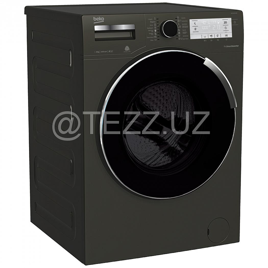 Фронтальные стиральные машины Beko WTV8734XCM купить в интернет магазине  TEZZ.UZ по выгодной цене и быстрой доставкой в Ташкенте