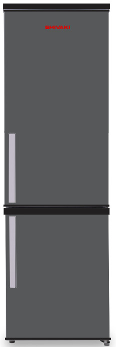 Холодильник SHIVAKI HD-345 RN темный стальной
