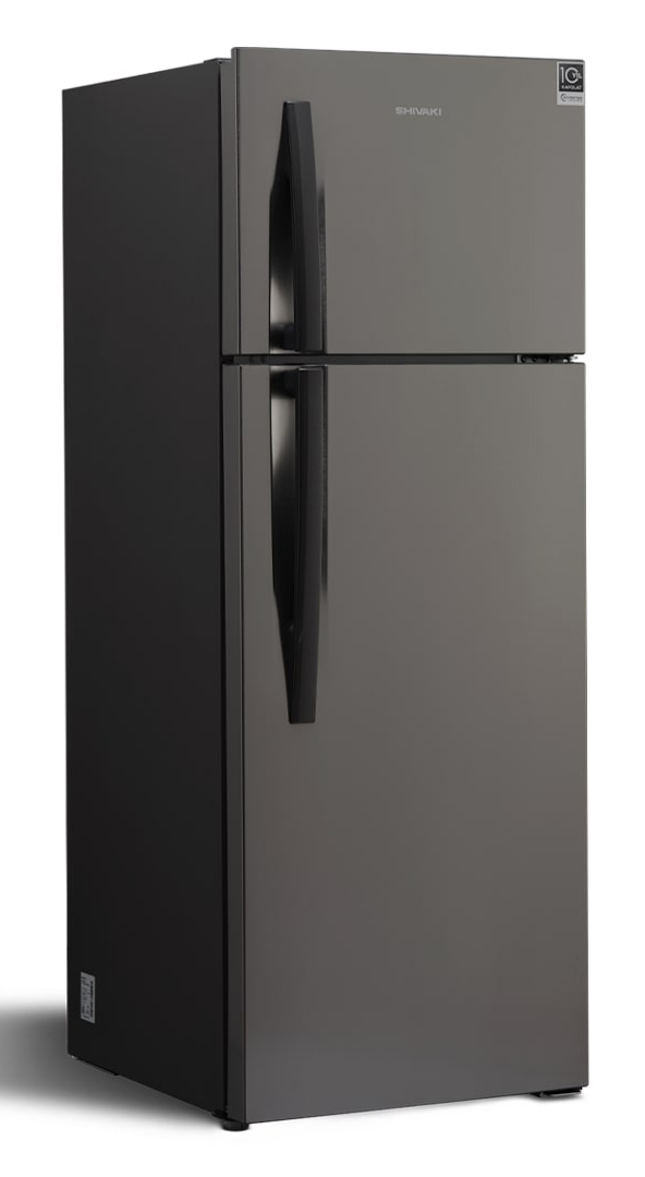 Холодильник SHIVAKI HD395FWENH стальной INV