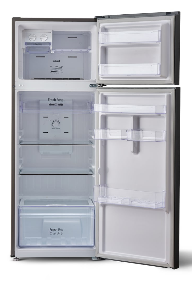 Холодильник SHIVAKI HD395FWENH стальной INV