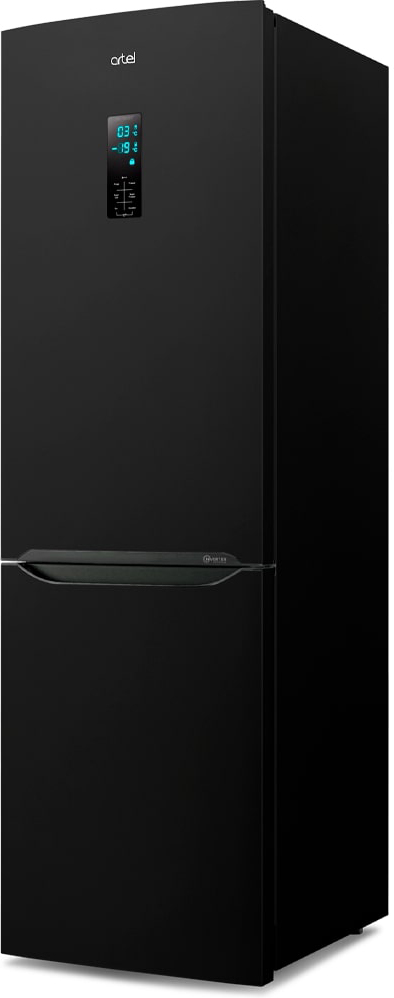 Холодильник Artel HD430RWENE С/Д Чер INV
