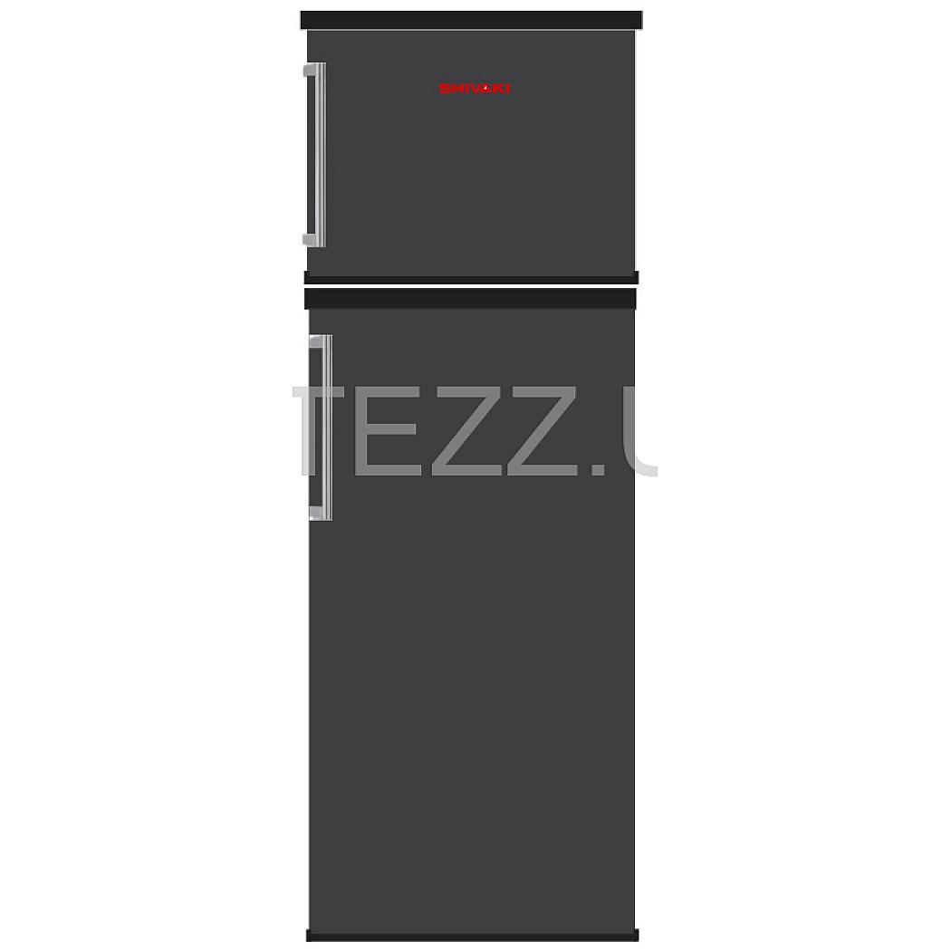 Холодильник SHIVAKI HD-316 FN темный стально