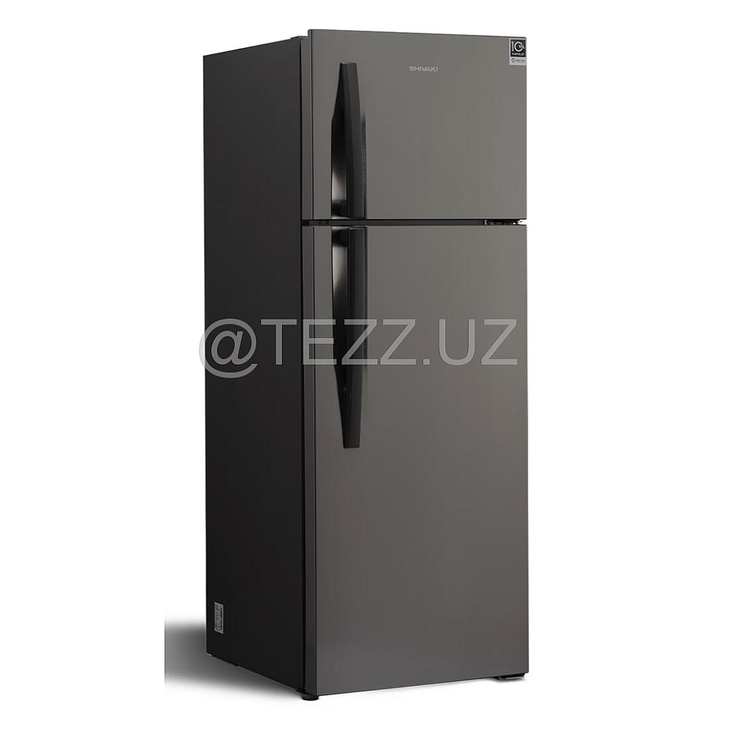 Холодильник SHIVAKI HD-395FWENH c.ручкой (стальной)