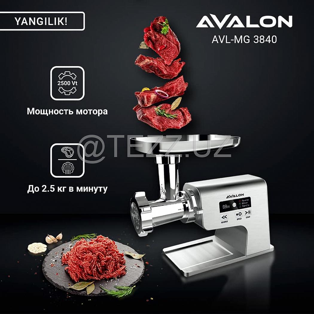 Мясорубка Avalon AVL-MG-3840 Стальной