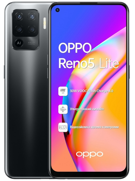 Смартфоны OPPO Reno 5 Lite  8/128GB Black