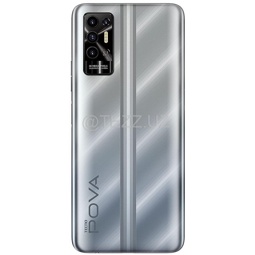 Смартфоны Tecno POVA 2 4/64GB Polar Silver купить в интернет магазине  TEZZ.UZ по выгодной цене и быстрой доставкой в Ташкенте