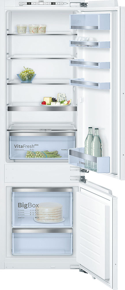 Встраиваемые двухкамерные холодильники Bosch KIS87AF30N