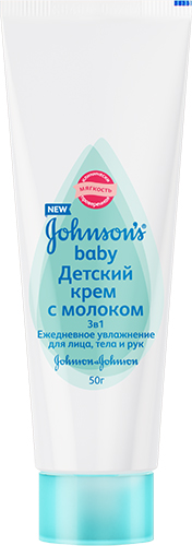 Крема Johnson's baby детский с молоком 50 г