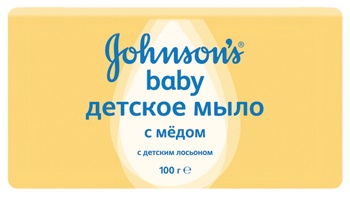 Детское мыло Johnson's baby с медом 100 г