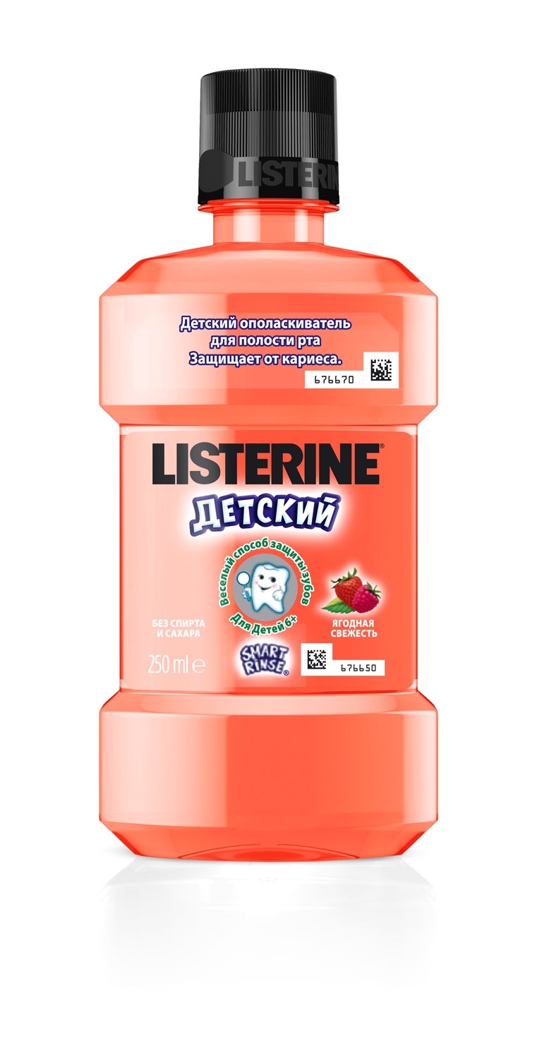 Ополаскиватели LISTERINE Детский Smart Rinse для полости рта «Ягодная Свежесть» 250