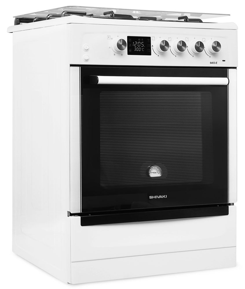 Комбинированные плиты SHIVAKI Shiv 6403 E КП Белый