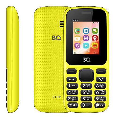 Телефоны BQ 1805 Step Yellow