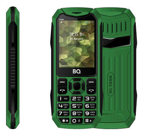 Телефоны BQ 2428 Tank Green