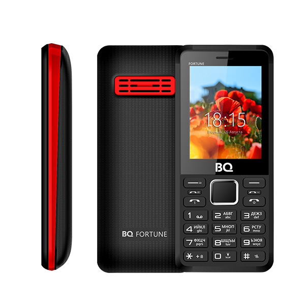 Телефоны BQ 2436 Fortune P Black+Red