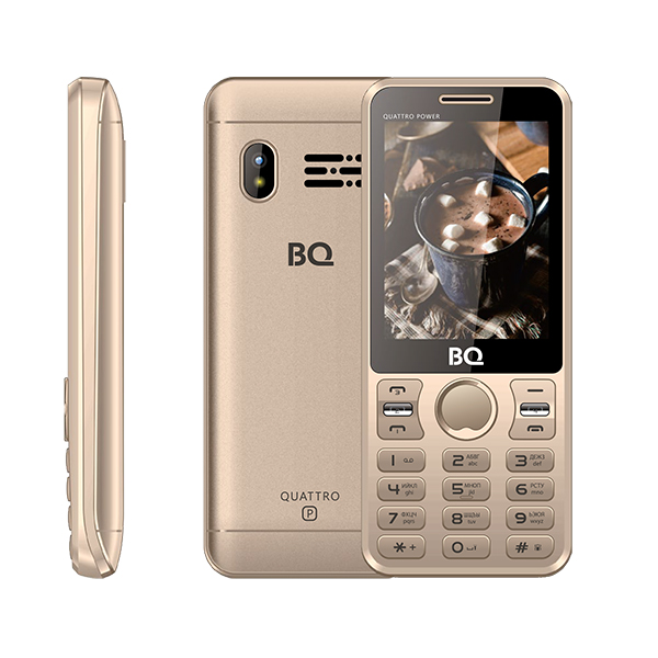 Телефоны BQ 2812 Quattro Power Gold