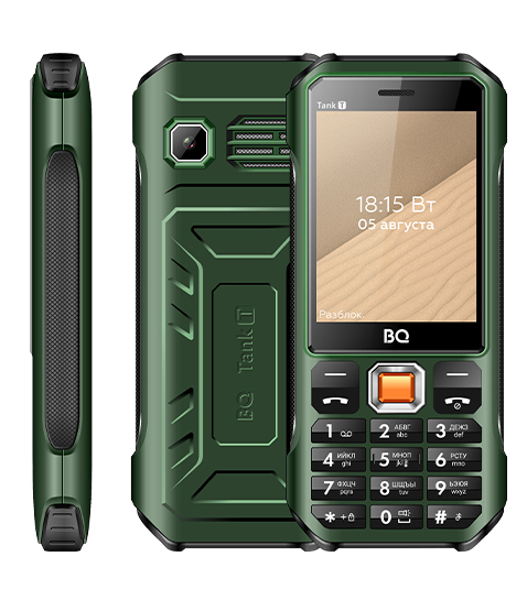 Телефоны BQ 2824 Tank T Dark Green