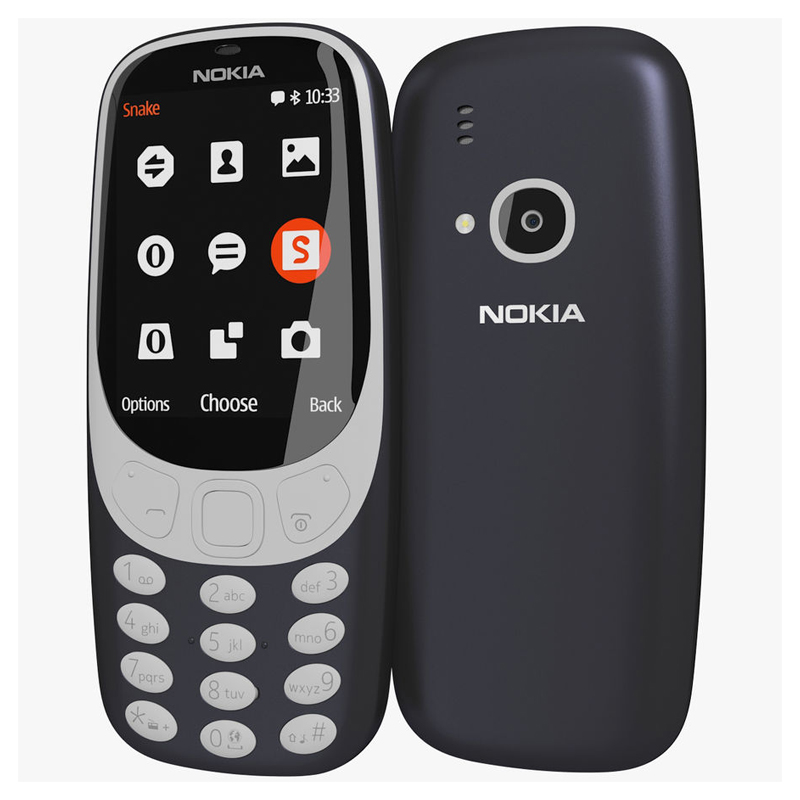 Телефоны NOKIA 3310 TA-1008 SS UZ MN DARK BLUE