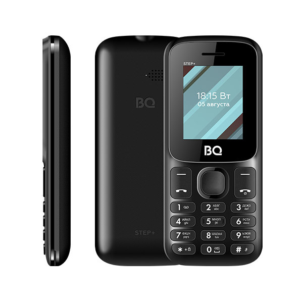 Телефоны BQ 1848 Step+ Black (без зарядного устройства)
