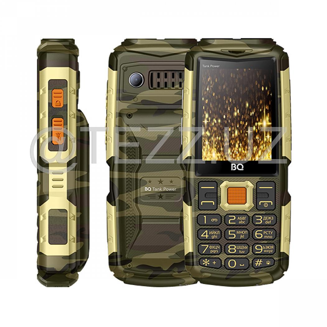 Телефоны BQ 2430 Tank Power Camouflage+Gold