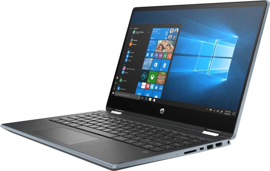 Ноутбуки HP Pavilion 14 x360,14.0 FHD IPS ,i5-8265UQ,8GB RAM,256GB,UMA,W10H,noODD,Cloud Blue (CBL)  (FF) (6PS36EA)