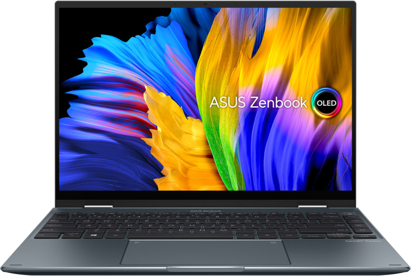 Ноутбуки Asus Zenbook Flip (P/N 90NB0XL1-M002C0 / UP5401ZA-KN012W)/i5-12500H/LPDDR5 8GB/SSD512GB G4/14.0 OLED WQXGA 400nits/Intel® Iris Xe/W11H/Pine Grey