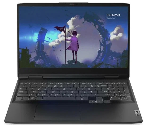 Ноутбуки Lenovo IdeaPad Gaming 3 15IAH7/i5-12500H/8GB_DDR4_3200_SODIMM/512GB_SSD_M.2_2242_G4_TLC/RTX3050_4GB_G6_128B/15.6FHD_AG_250N_120_N/WLAN_2X2AX+BT/3CELL_45WH_INTERNAL/NO OS/ONYX_GREY (82S9005YRK)