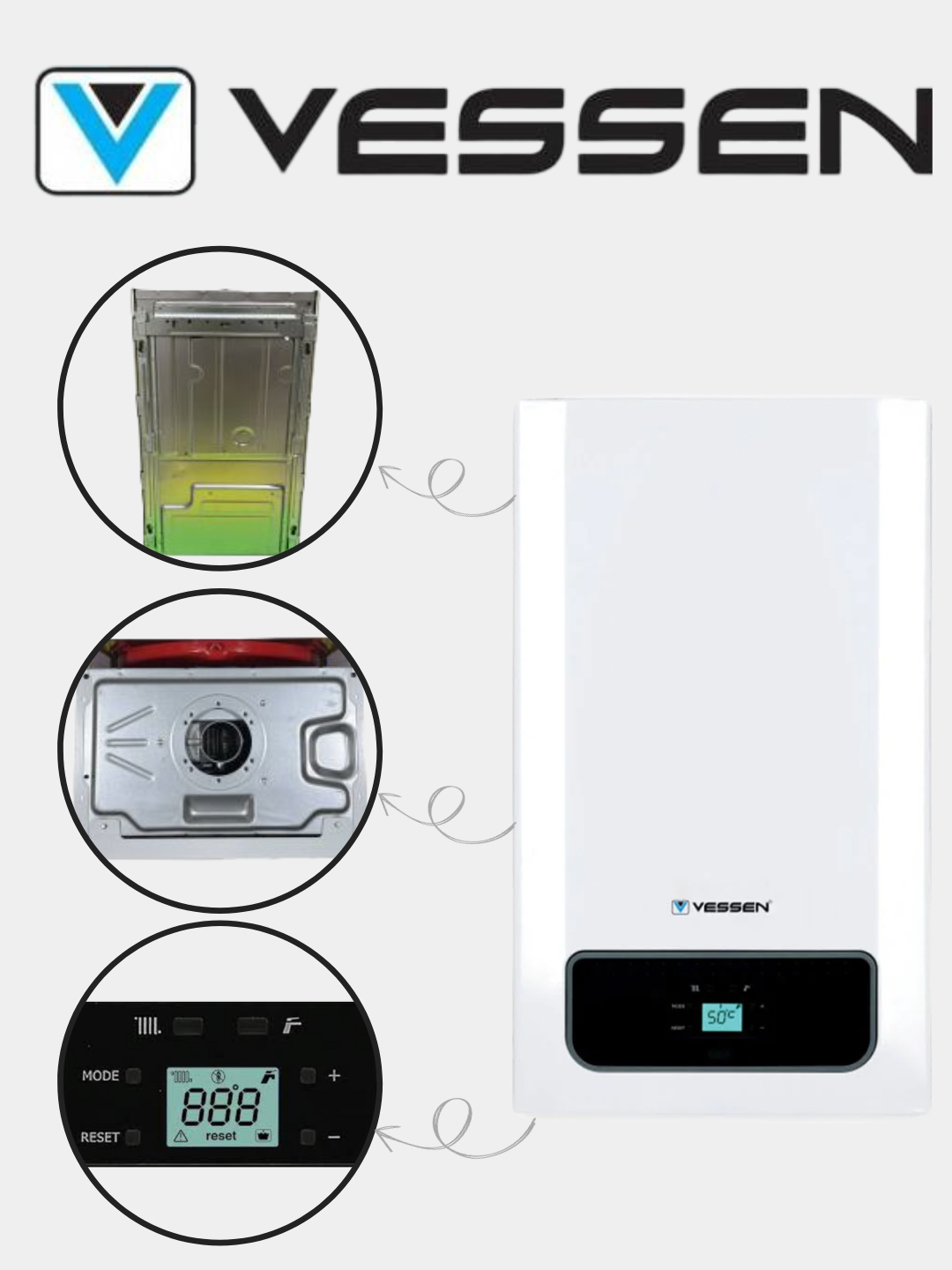 Газовые котлы Vessen VH 32 kW