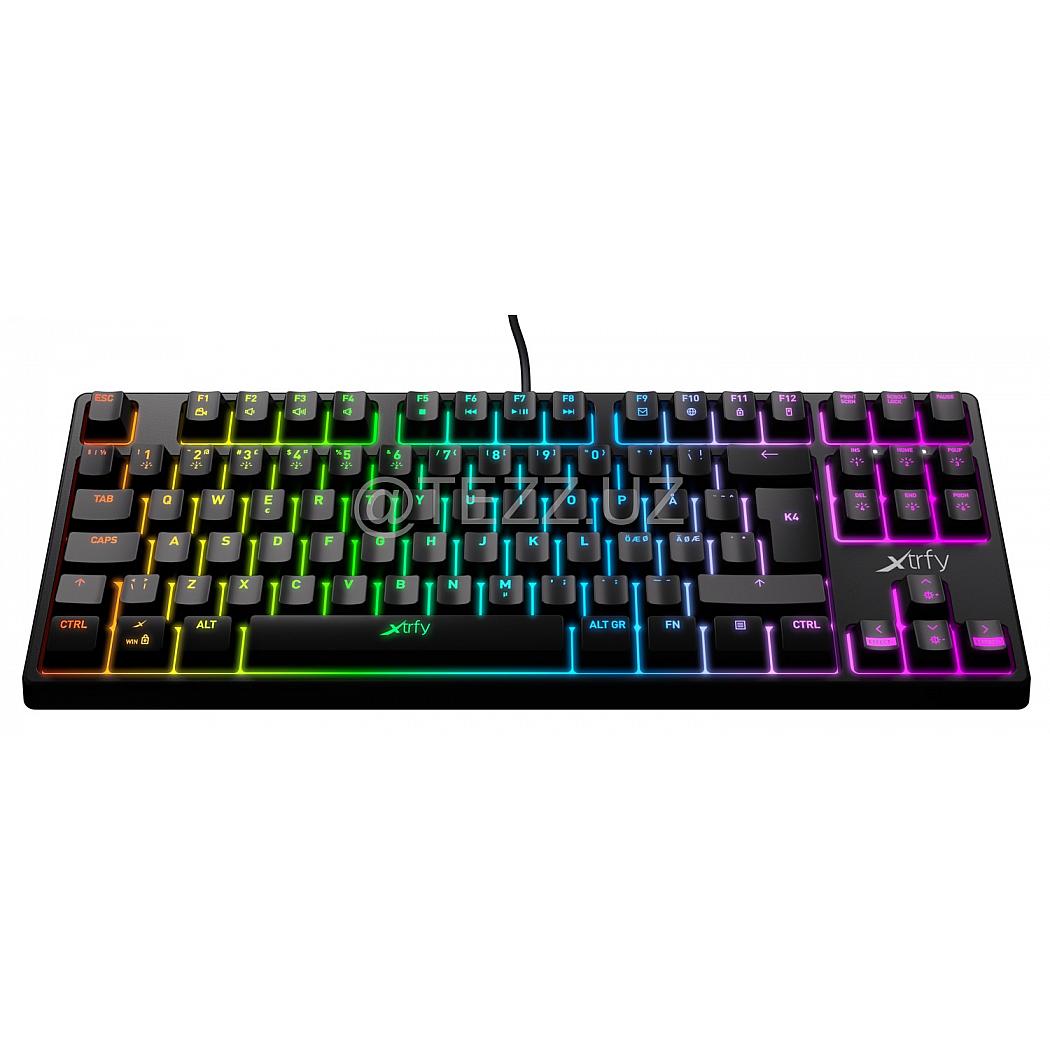 Клавиатура xtrfy k4 tkl rgb retro обзор