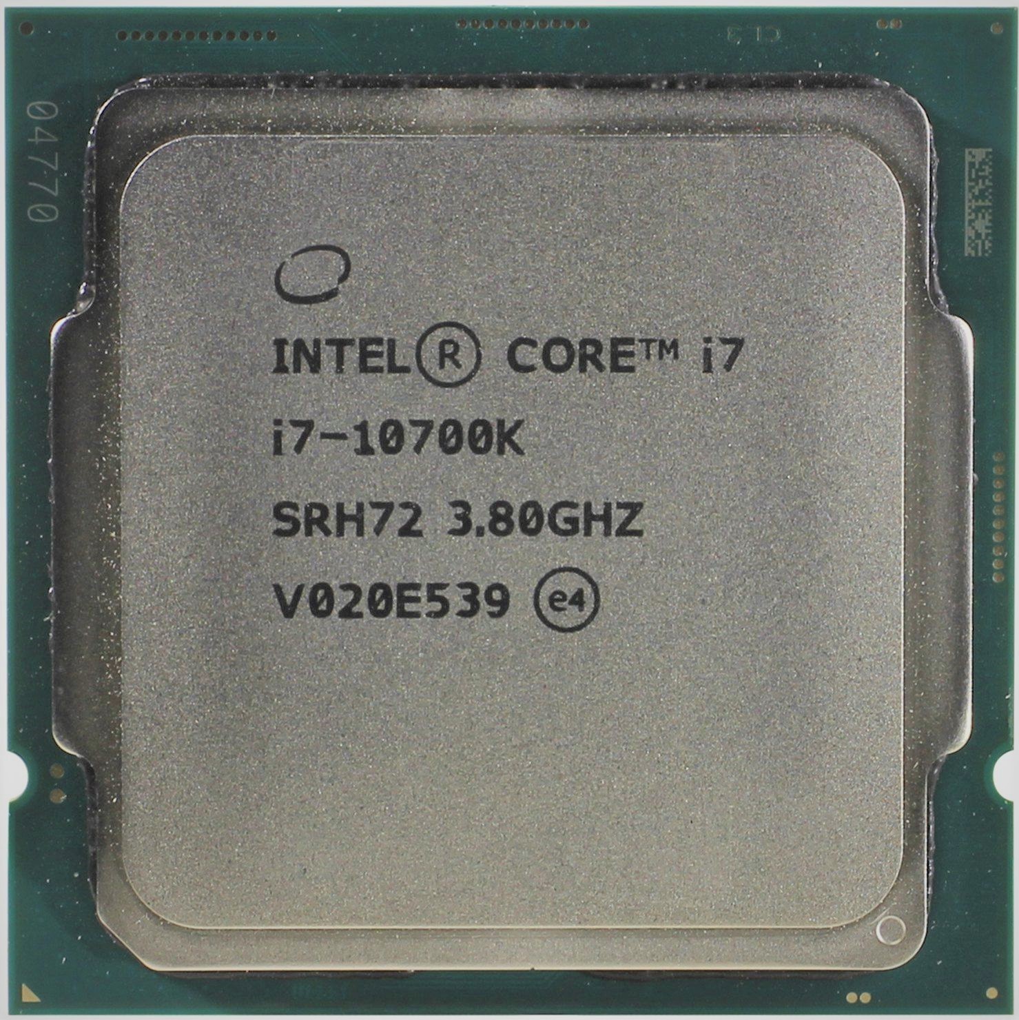 Процессоры Intel Core i7 10700K