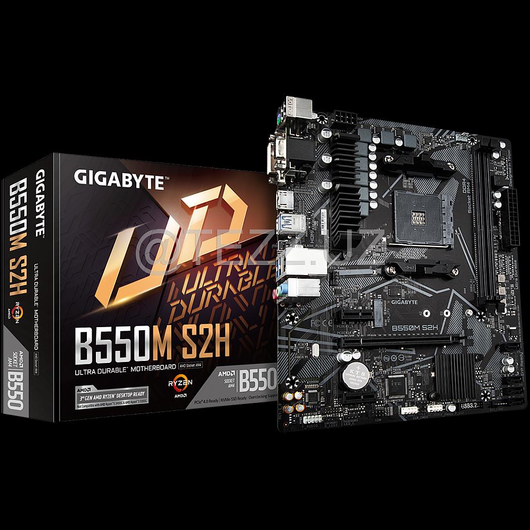 Материнская плата gigabyte b550m s2h какие процессоры поддерживает