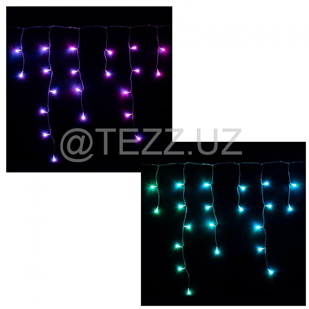 Гирлянда Twinkly Icicle RGB 190, светодиодная Smart LED, BT+WiFi, Gen II, 5 метров (TWI190STP-TEU)