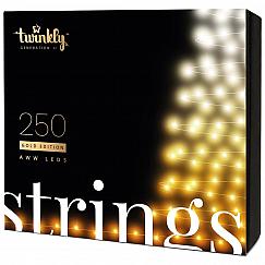 Гирлянда  Twinkly Strings AWW 250, светодиодная Smart LED, BT+WiFi, Gen II, 20 метров (TWS250GOP-BEU)