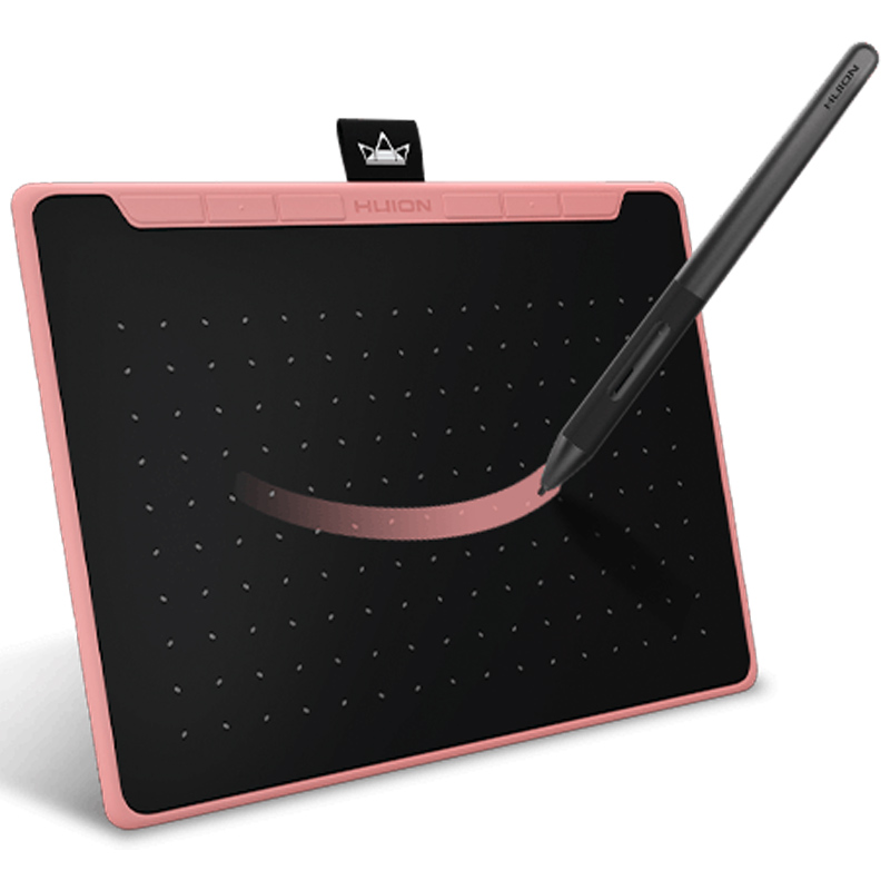 Графические планшеты HUION Inspiroy RTS-300 розовый
