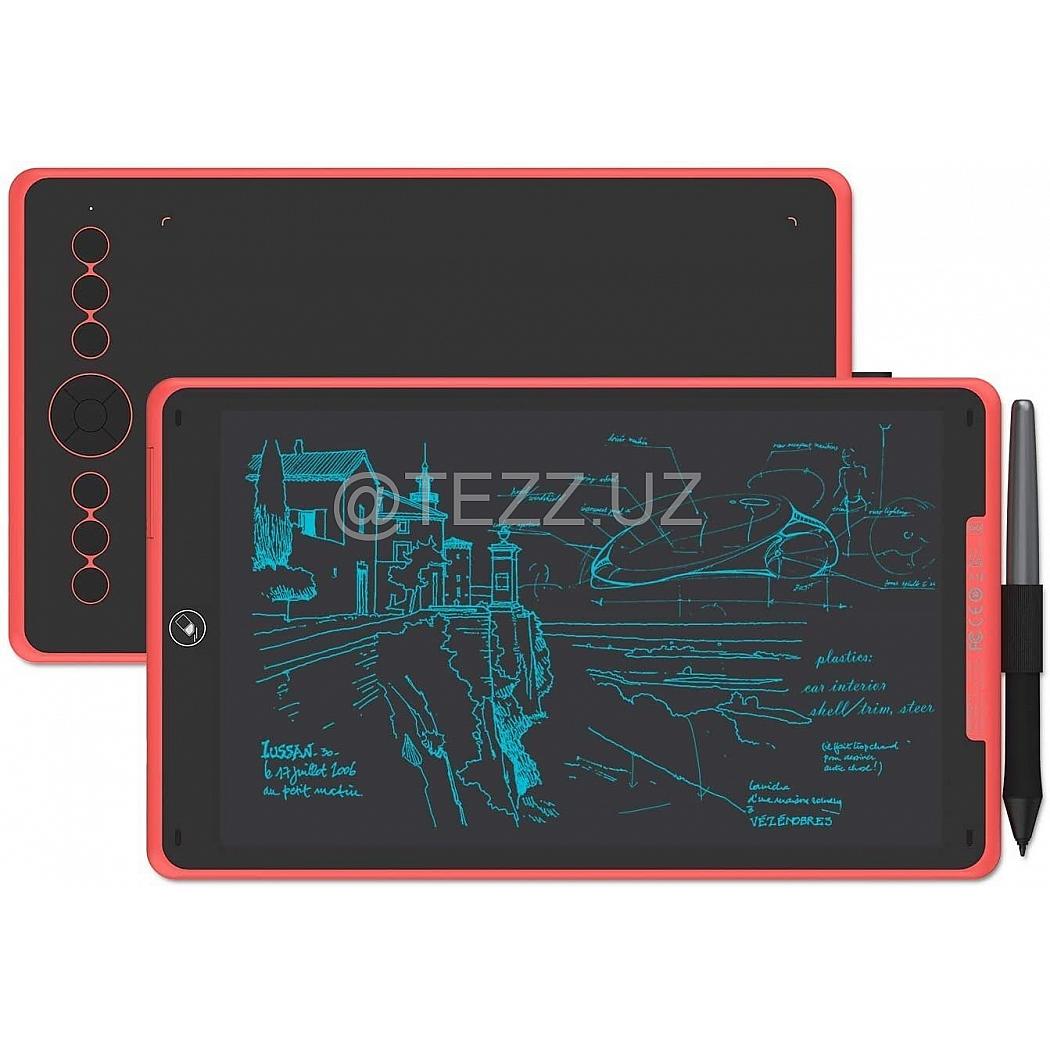 Графические планшеты HUION Inspiroy Ink H320M Coral red