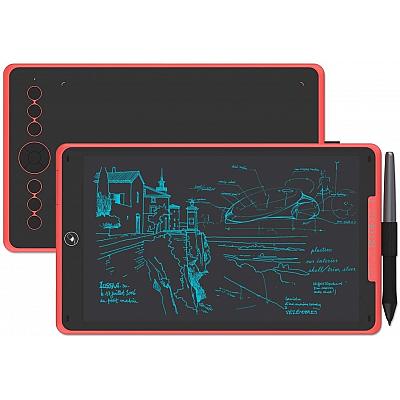 Графические планшеты  HUION Inspiroy Ink H320M Coral red