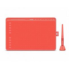 Графические планшеты  HUION HS611 Coral Red