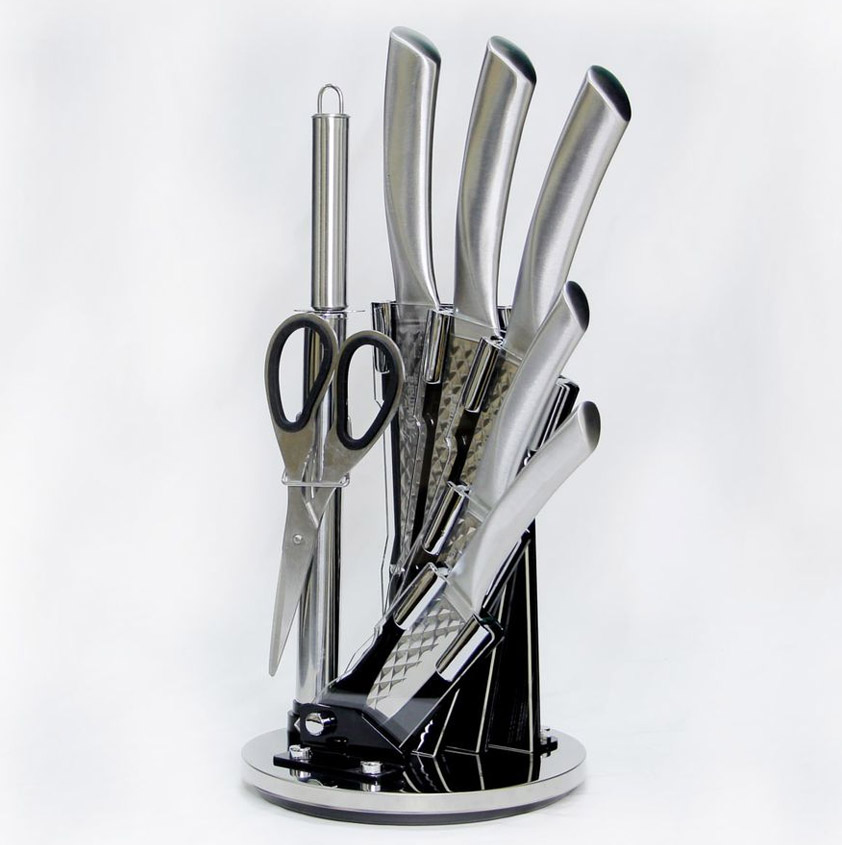 Набор кухонных инструментов Kukmara 8 предметов с нержавеющей ручкой (kuk-10/8111)