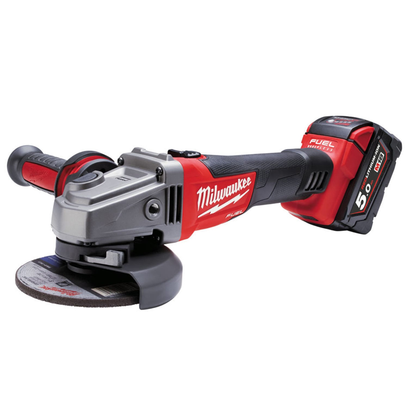 Аккумуляторная болгарка (УШМ) Milwaukee M18 CAG125X-502С FUEL (4933448866) 2x5 Ah