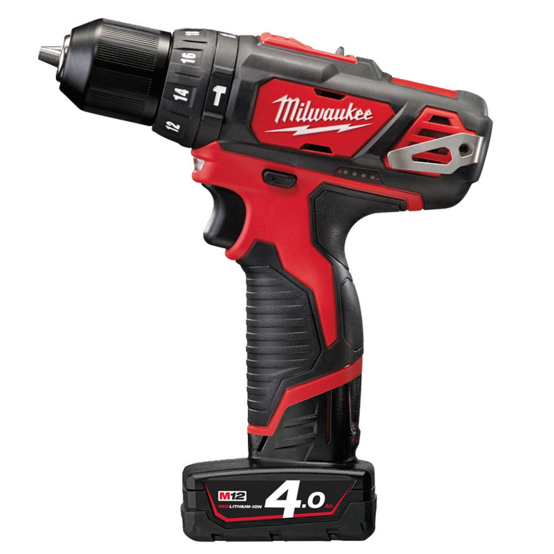 Аккумуляторная дрель-шуруповерт Milwaukee M12 BPD-402C (4933441935) 2x4 Ah