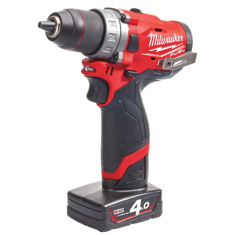 Аккумуляторная дрель-шуруповерт Milwaukee M12 FDD-402X FUEL (4933459818) 2x4 Ah